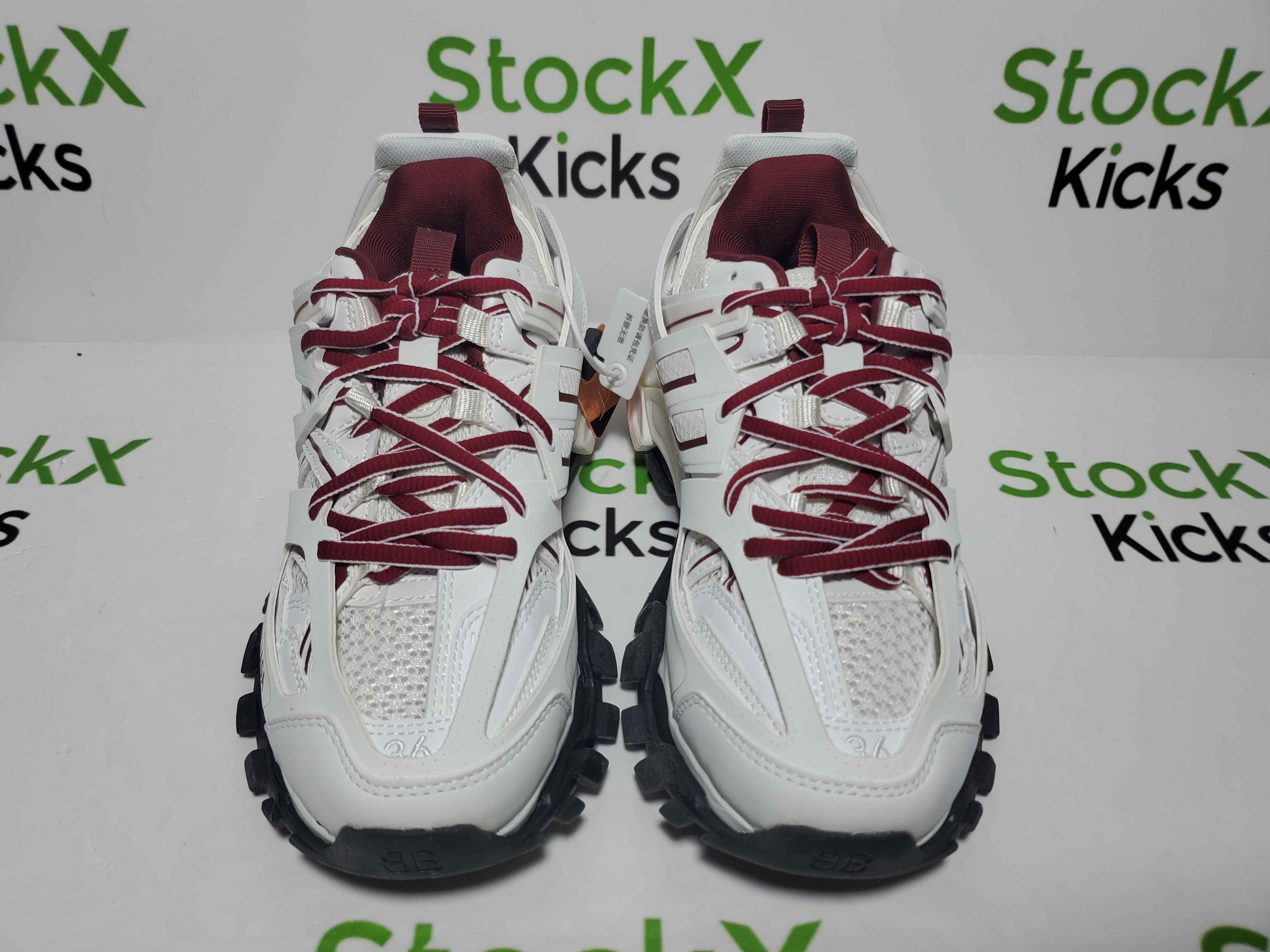 Balenciaga Tess S. White Claret Re 542436 W1JH 1915 review Stockxkicksvip 01
