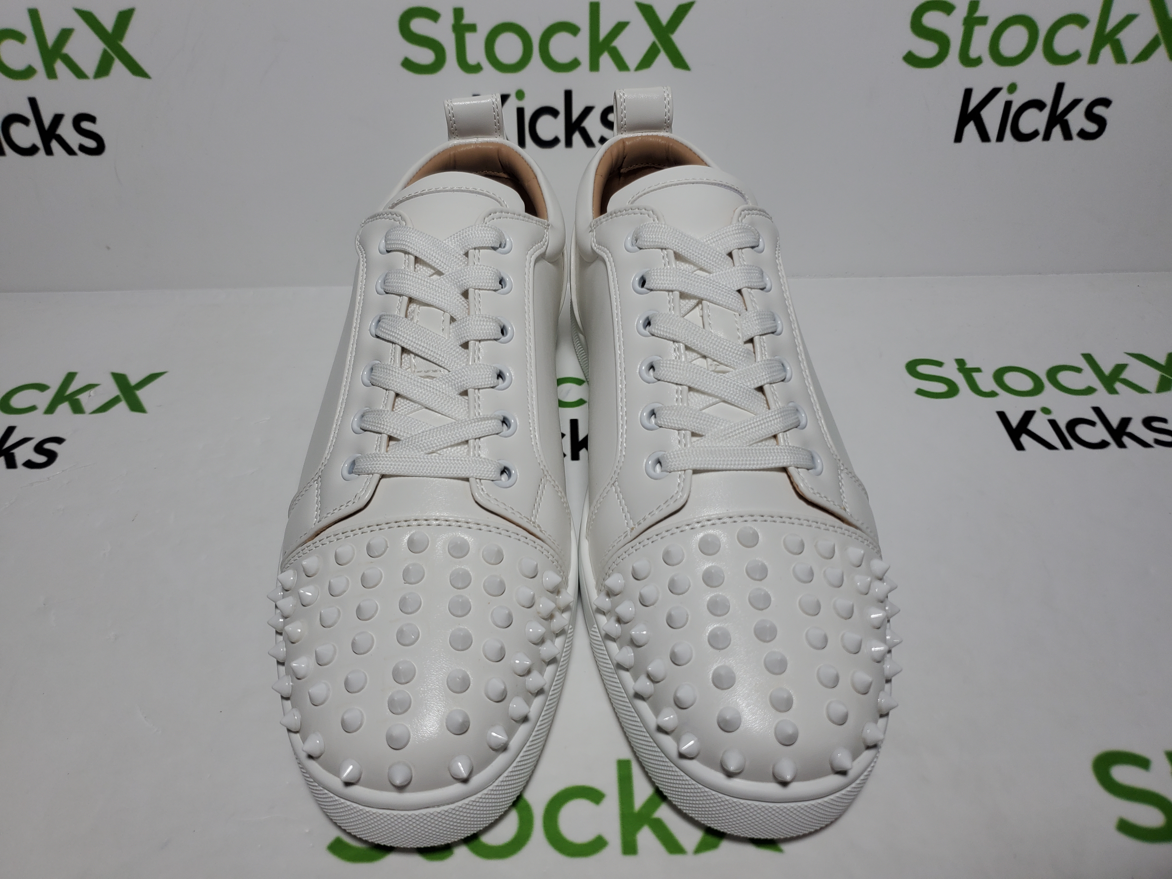 Christian Louboutin Junior Spikes White review Stockxkicksvip 01
