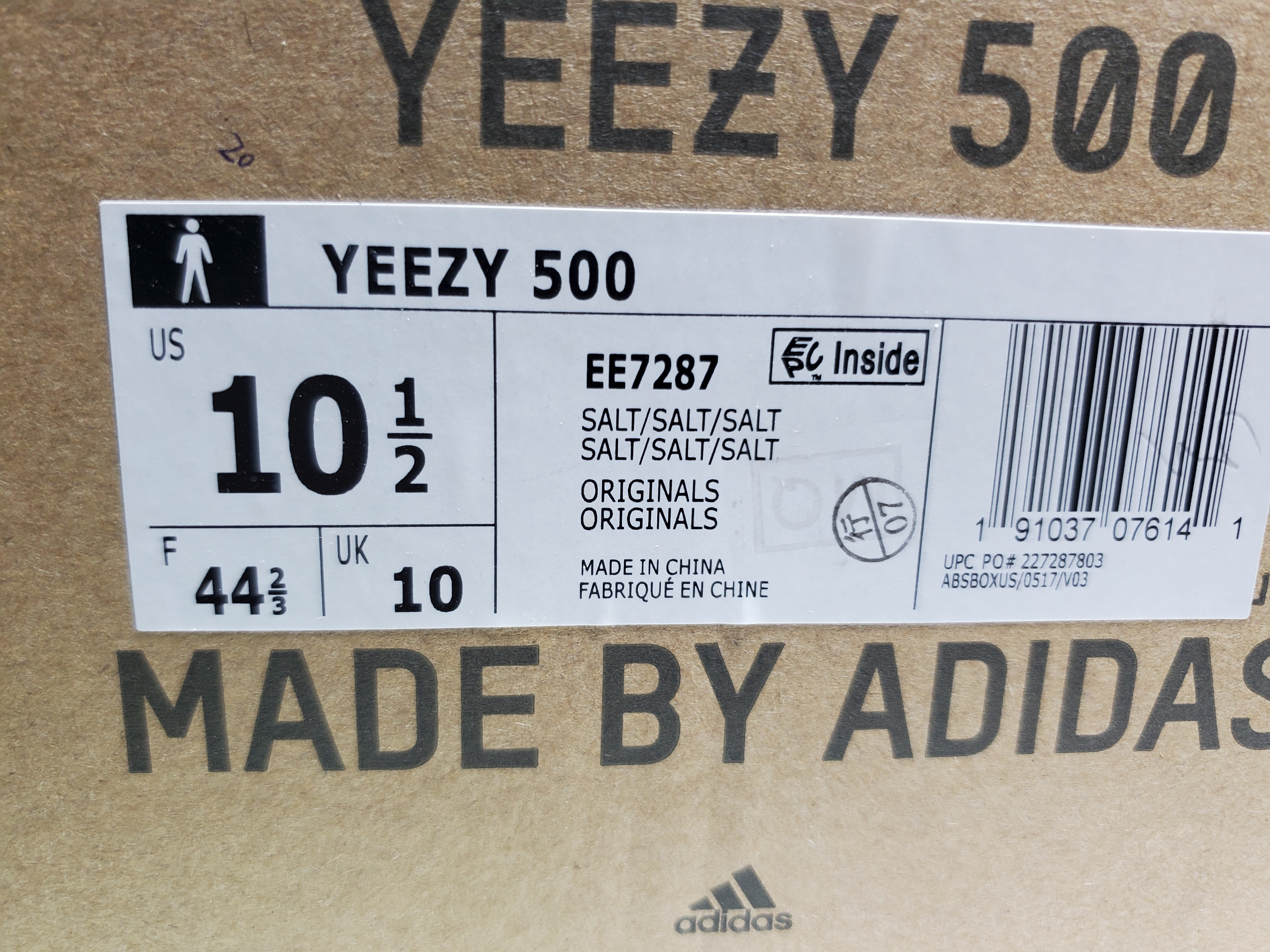 PK God Batch adidas Yeezy 500 Salt EE7287 review Stockxkicksvip 00