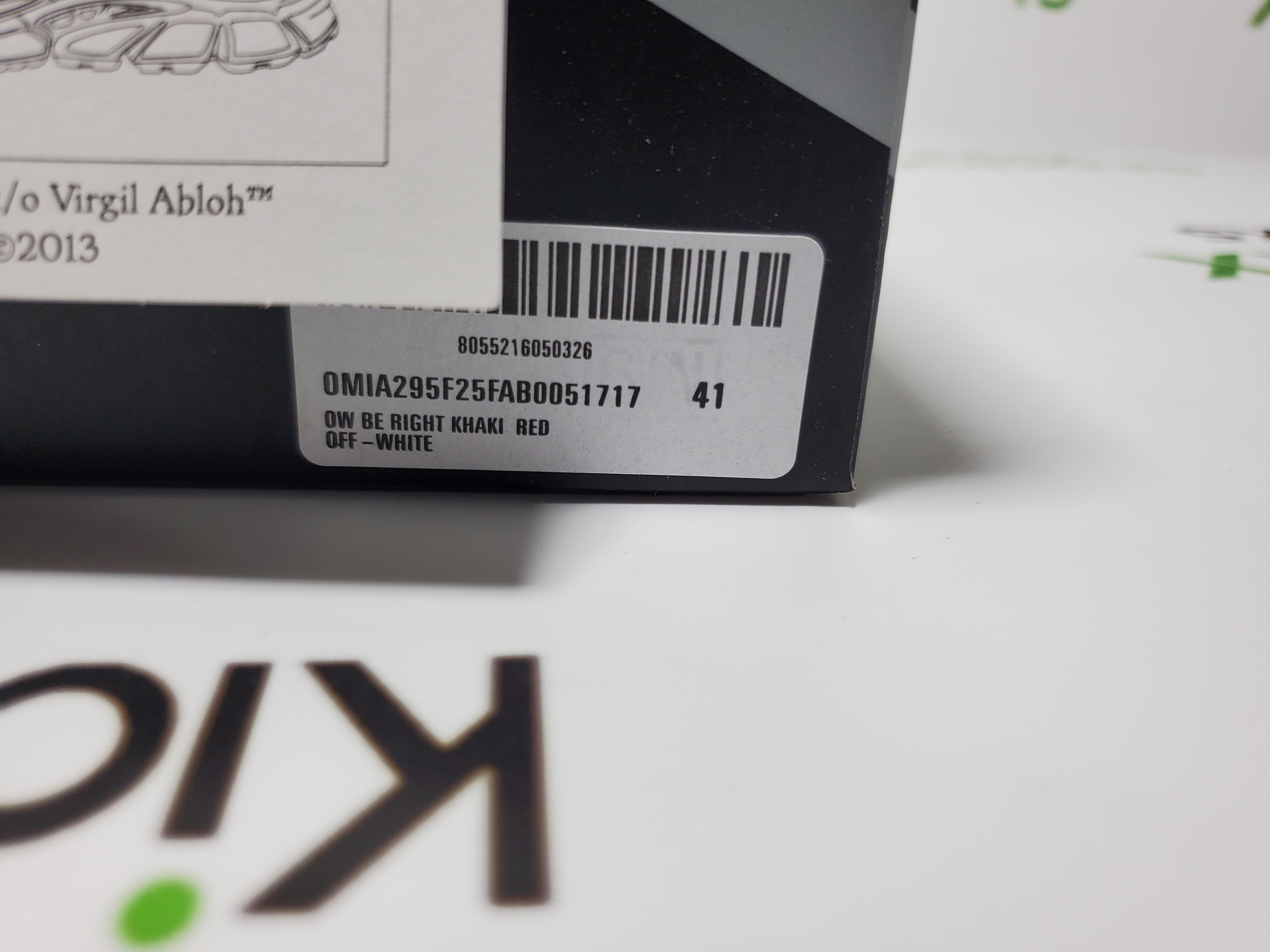 Off White Be Right Back Sneakers Khaki Red OMIA295C99 FAB000 0032 review Stockxkicksvip 00