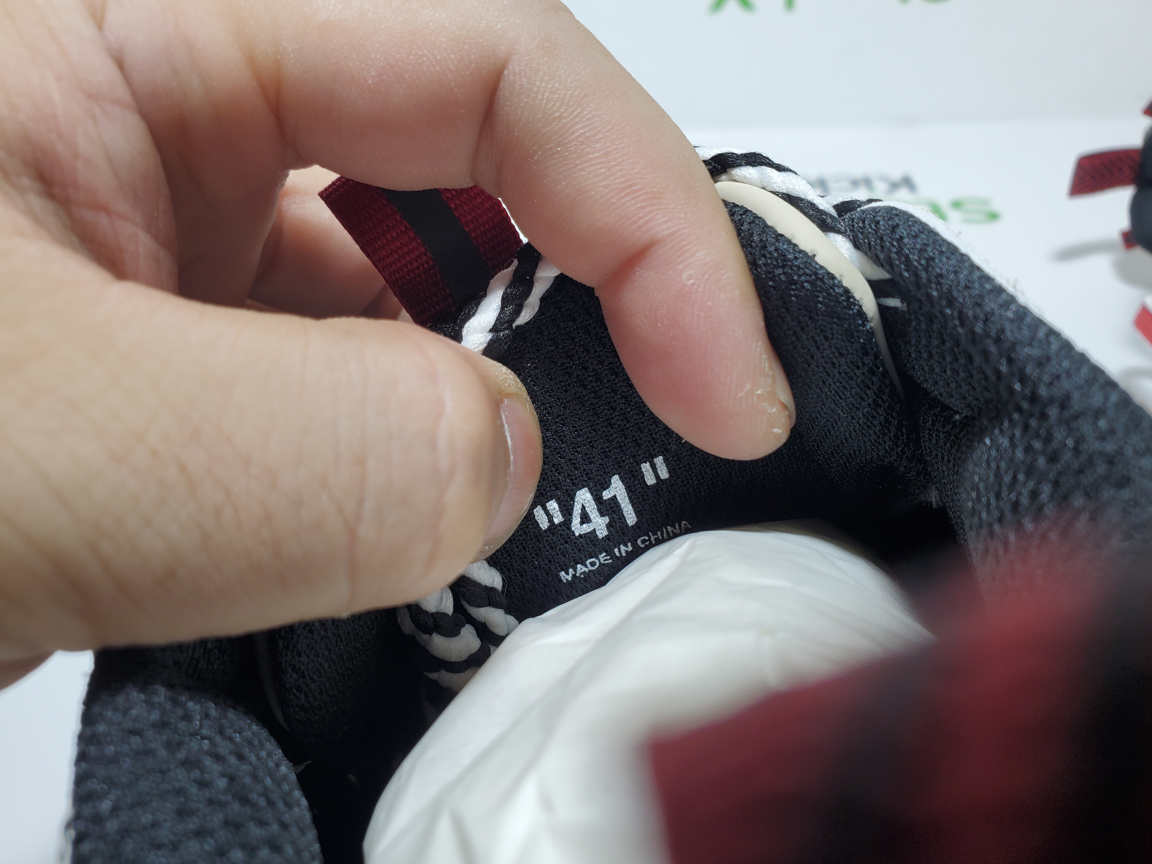 Off White Be Right Back Sneakers Khaki Red OMIA295C99 FAB000 0032 review Stockxkicksvip 06