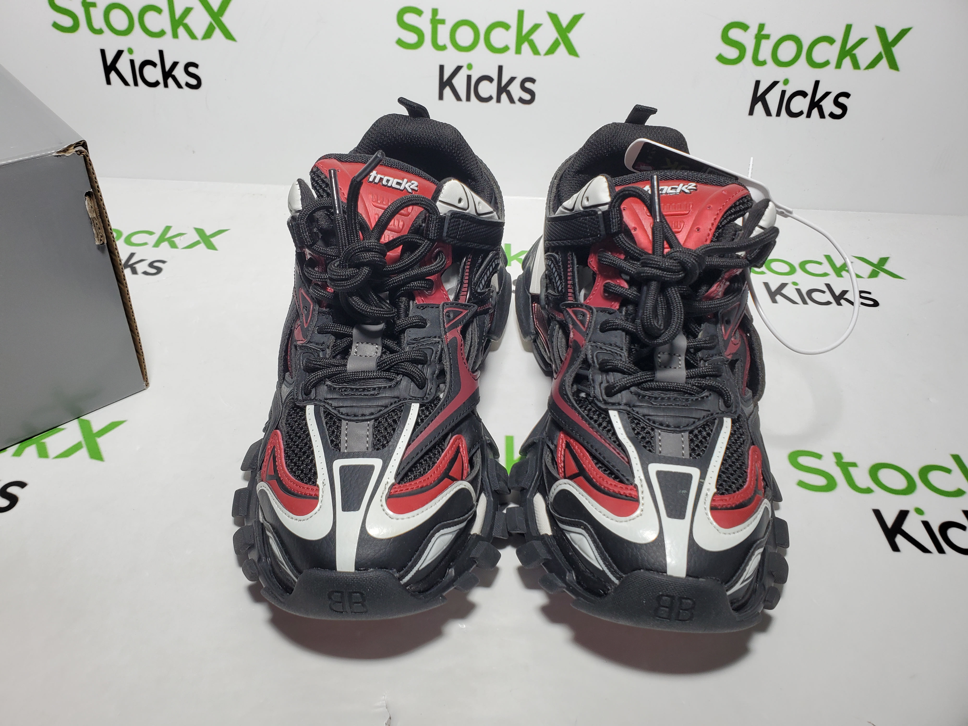 Balenciaga Track 2 Sneaker Military Black White Red 568614 W2GN3 6000 review Stockxkicksvip 04
