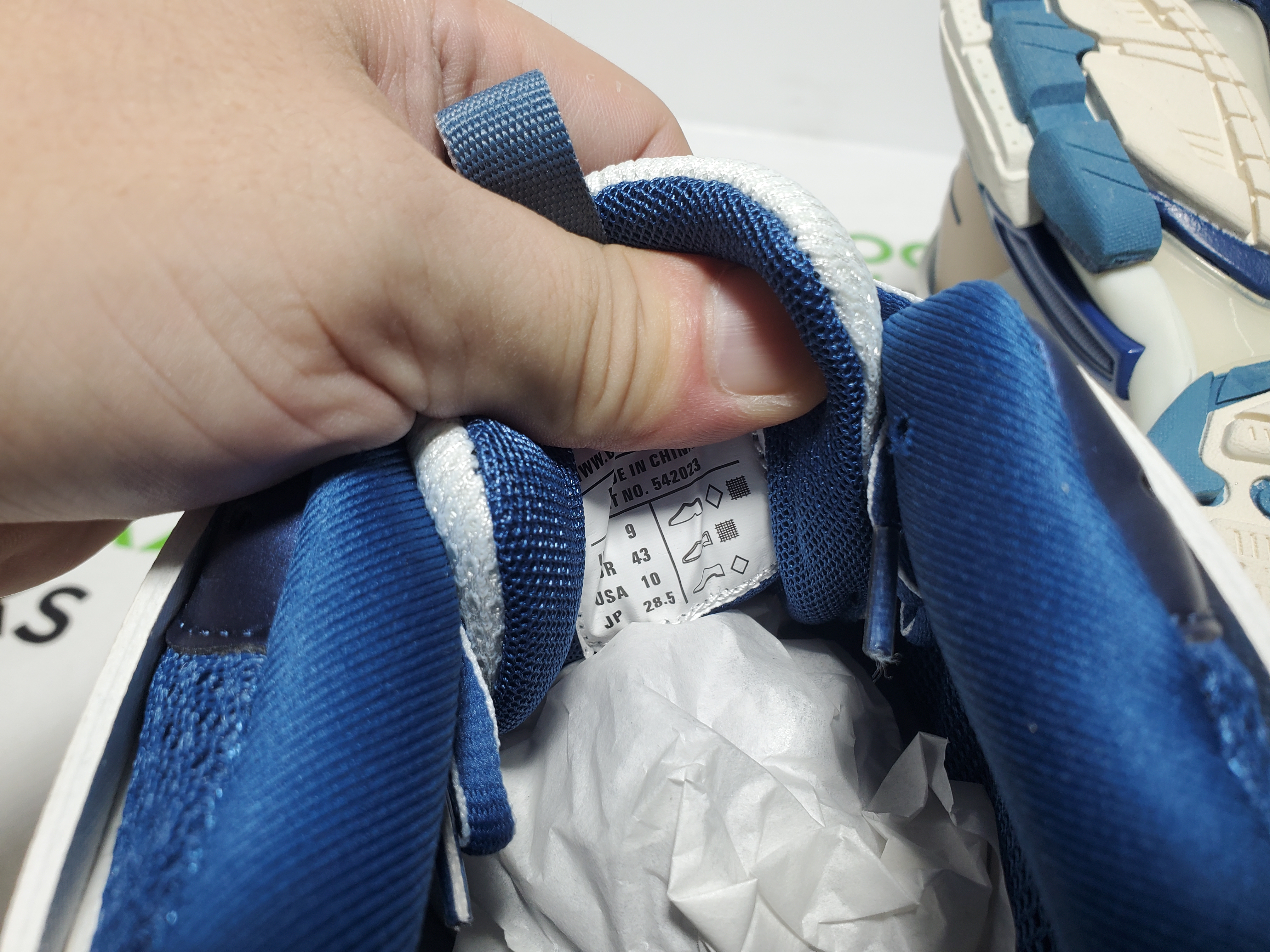 Balenciaga Tess S.White Dark Blue 542023 W1GC4 905 review StockxKicks 06