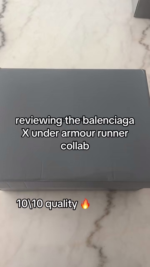 Balenciaga Runner Sneaker x Under Armour Black 813793 WRUCU 1000 reviewed by