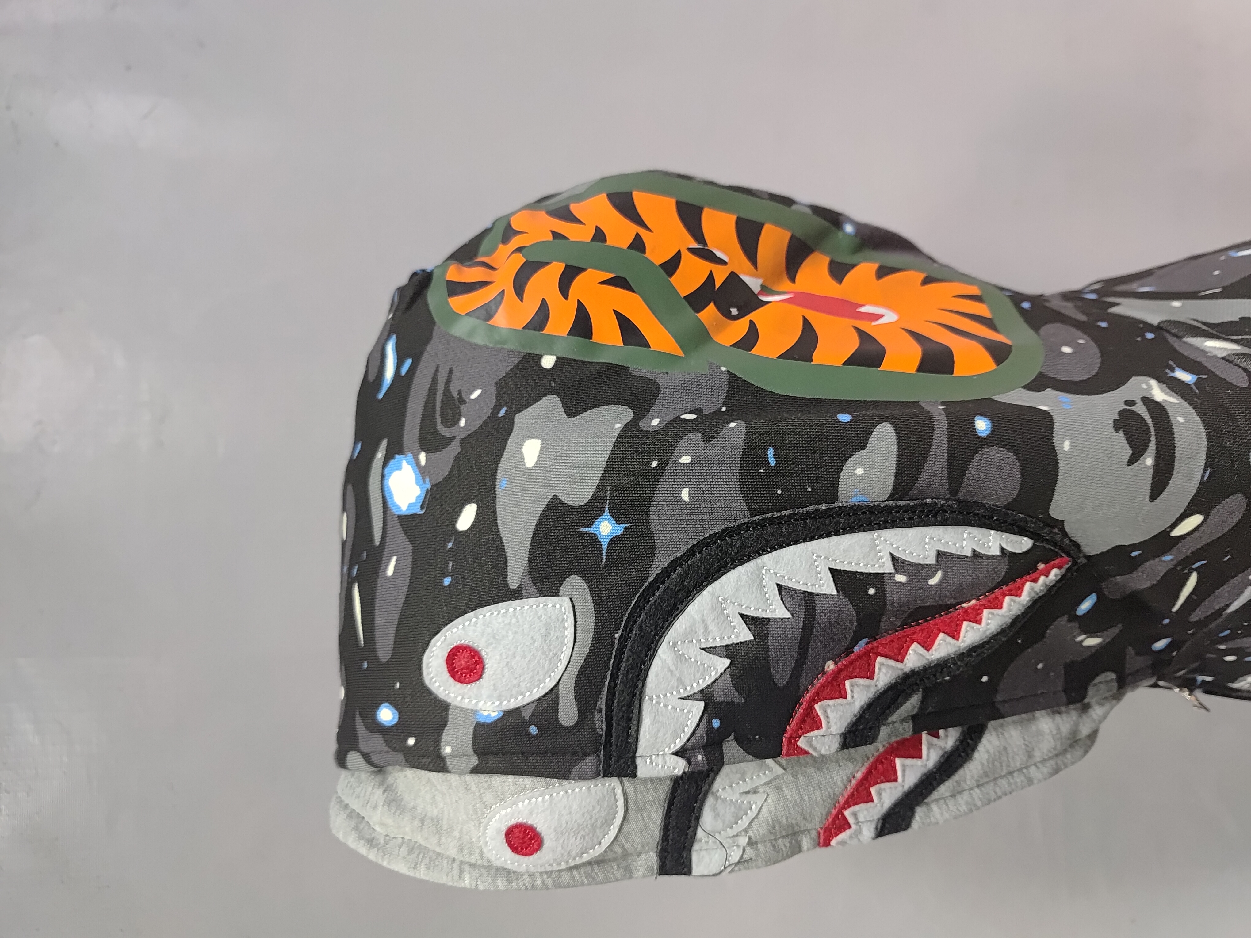 A Bathing Ape BAPE Shark Full-Zip Hoodie Black/White review stockxkicksvip 03
