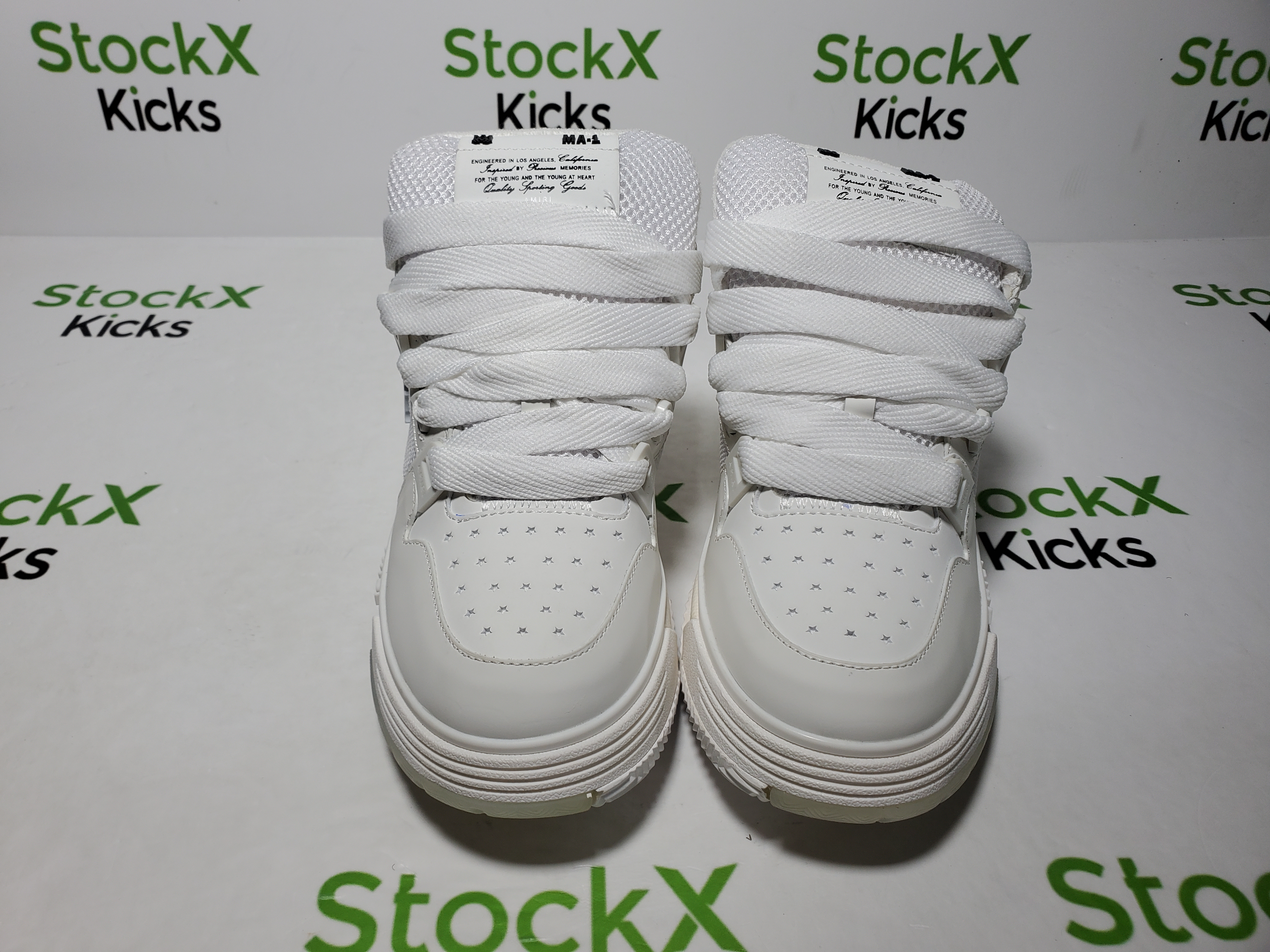 【Flash Sale Offe】Amiri MA-1 Sneakers White review StockxKicks 04