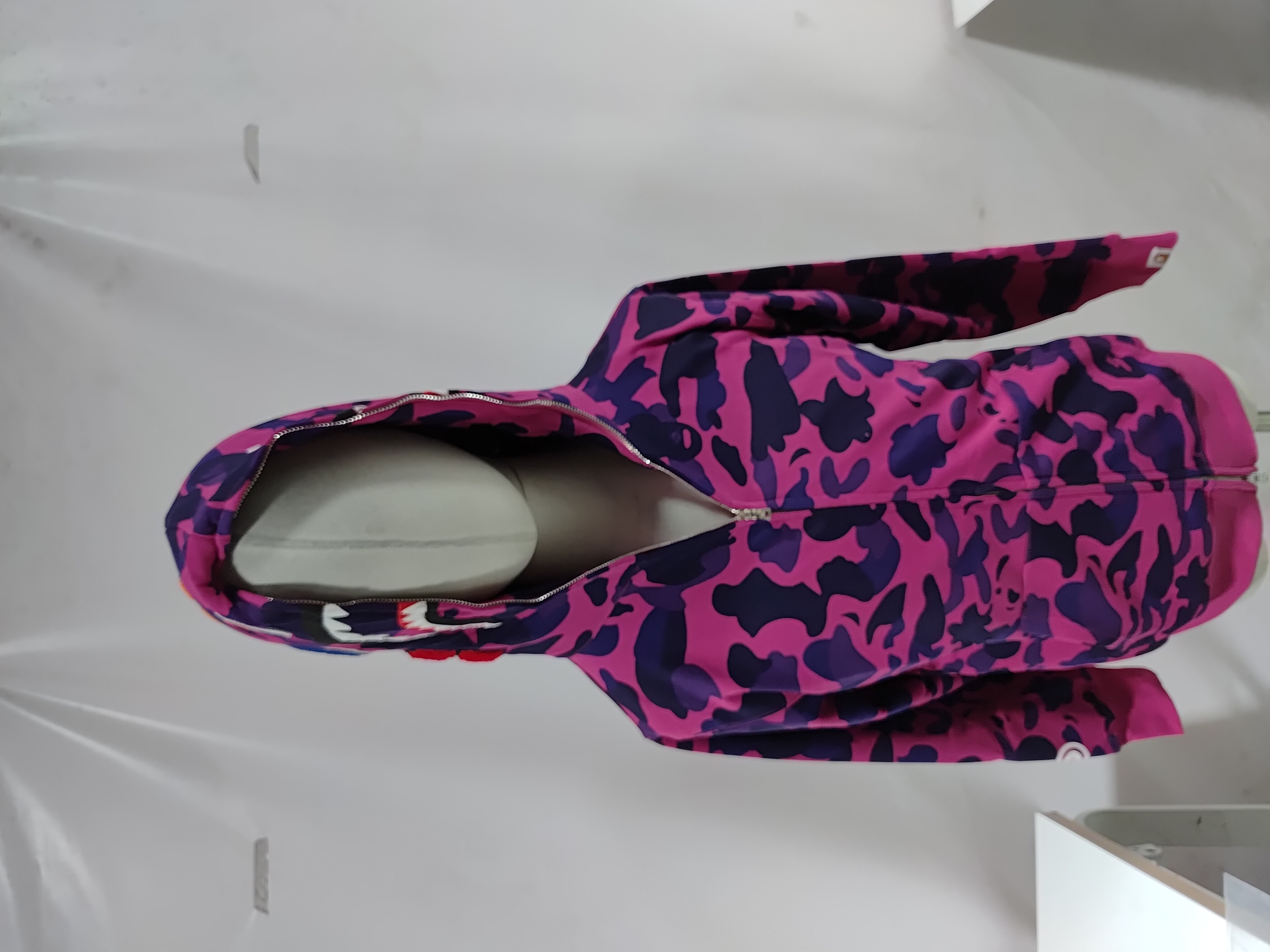 BAPE Color Camo Shark Zip Hoodie Purple 4580793338444 review StockxKicks 01