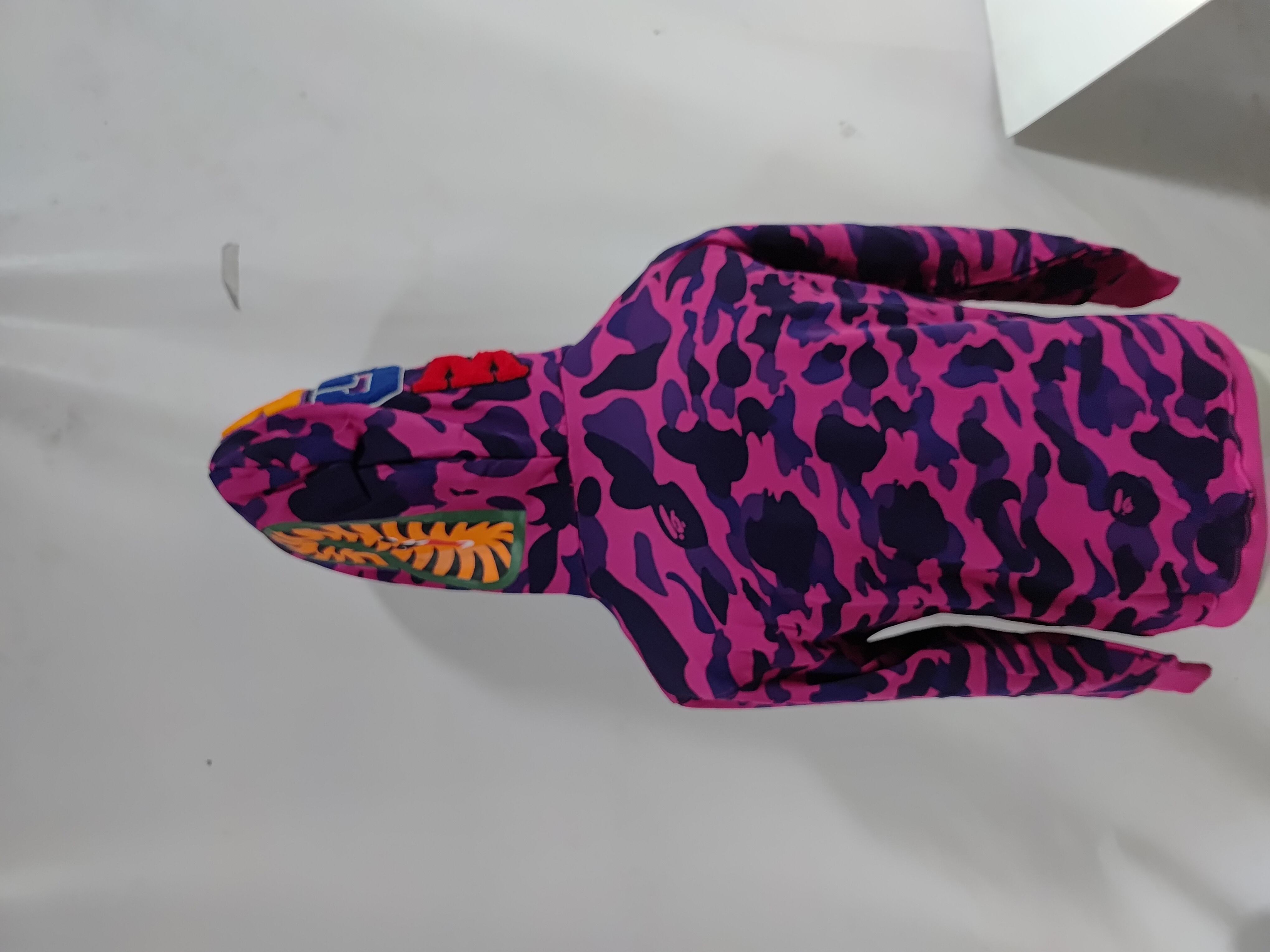 BAPE Color Camo Shark Zip Hoodie Purple 4580793338444 review StockxKicks 05