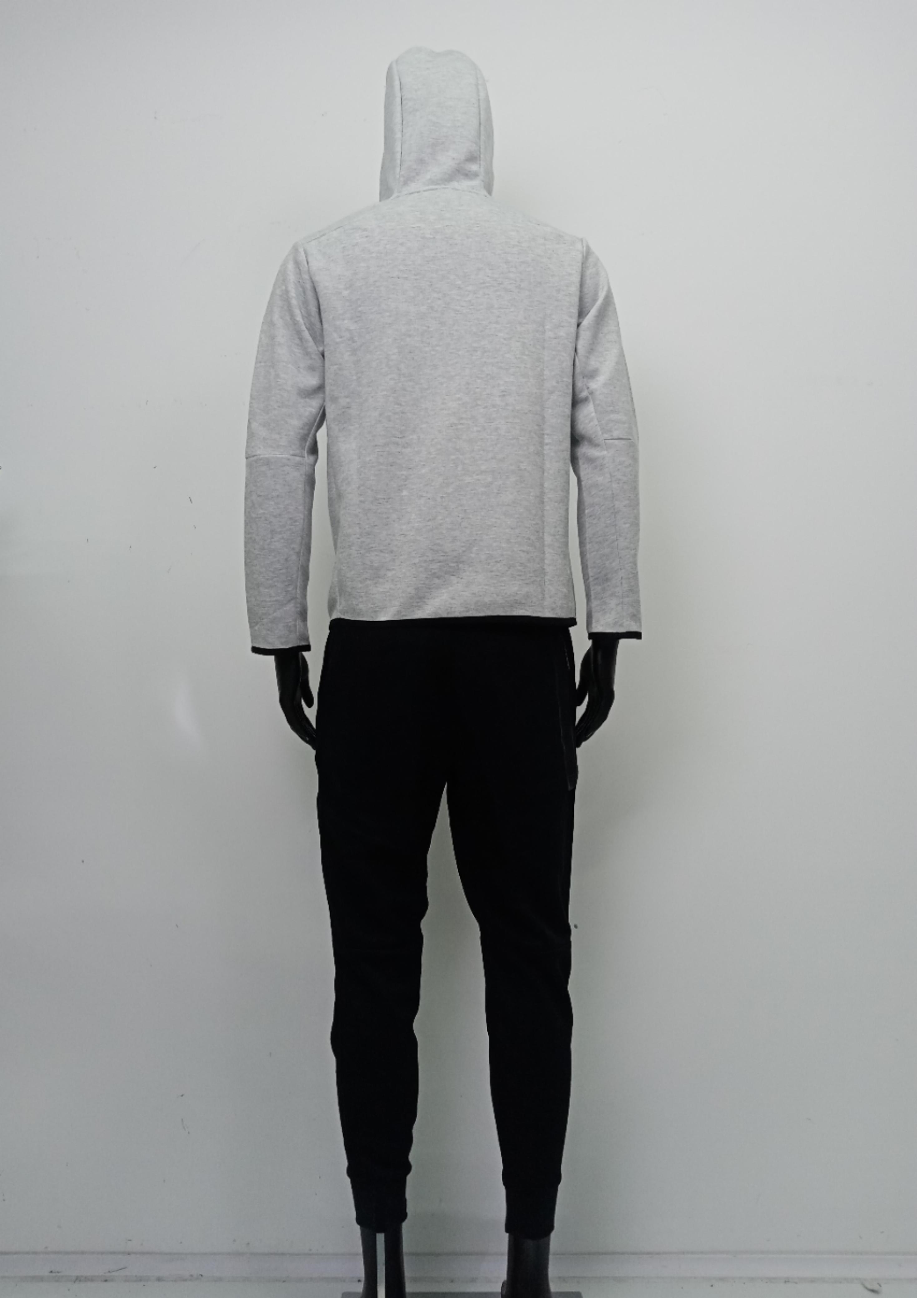 Nike Sportswear Tech Fleece Full Zip Hoodie & Joggers Set Grey And Black review stockxkicks 01