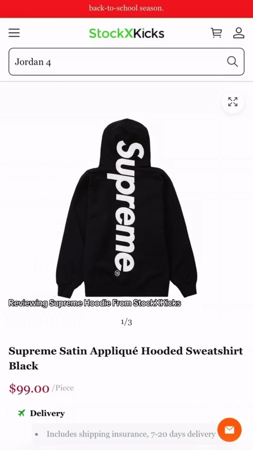 Supreme Satin Appliqué Tracksuit Black reviewed by