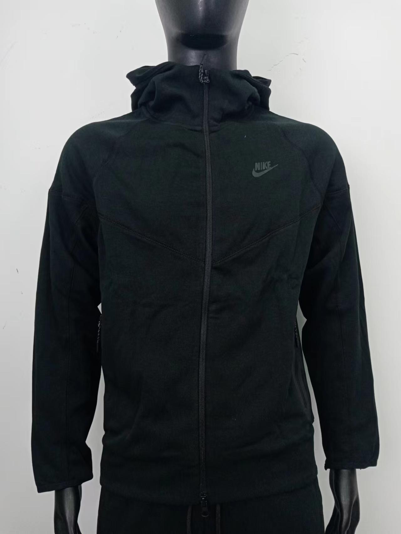 Nike Sportswear Tech Fleece Full-Zip Hoodie & Joggers Set Black/Black review stockxkicks 04