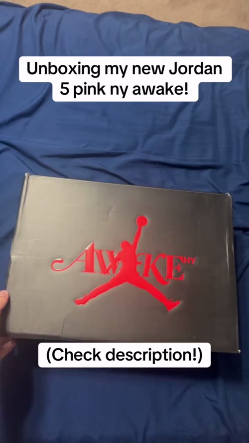 PK God Batch Air Jordan 5 Retro x Awake NY 'Arctic Pink' DV4982-600 reviewed by