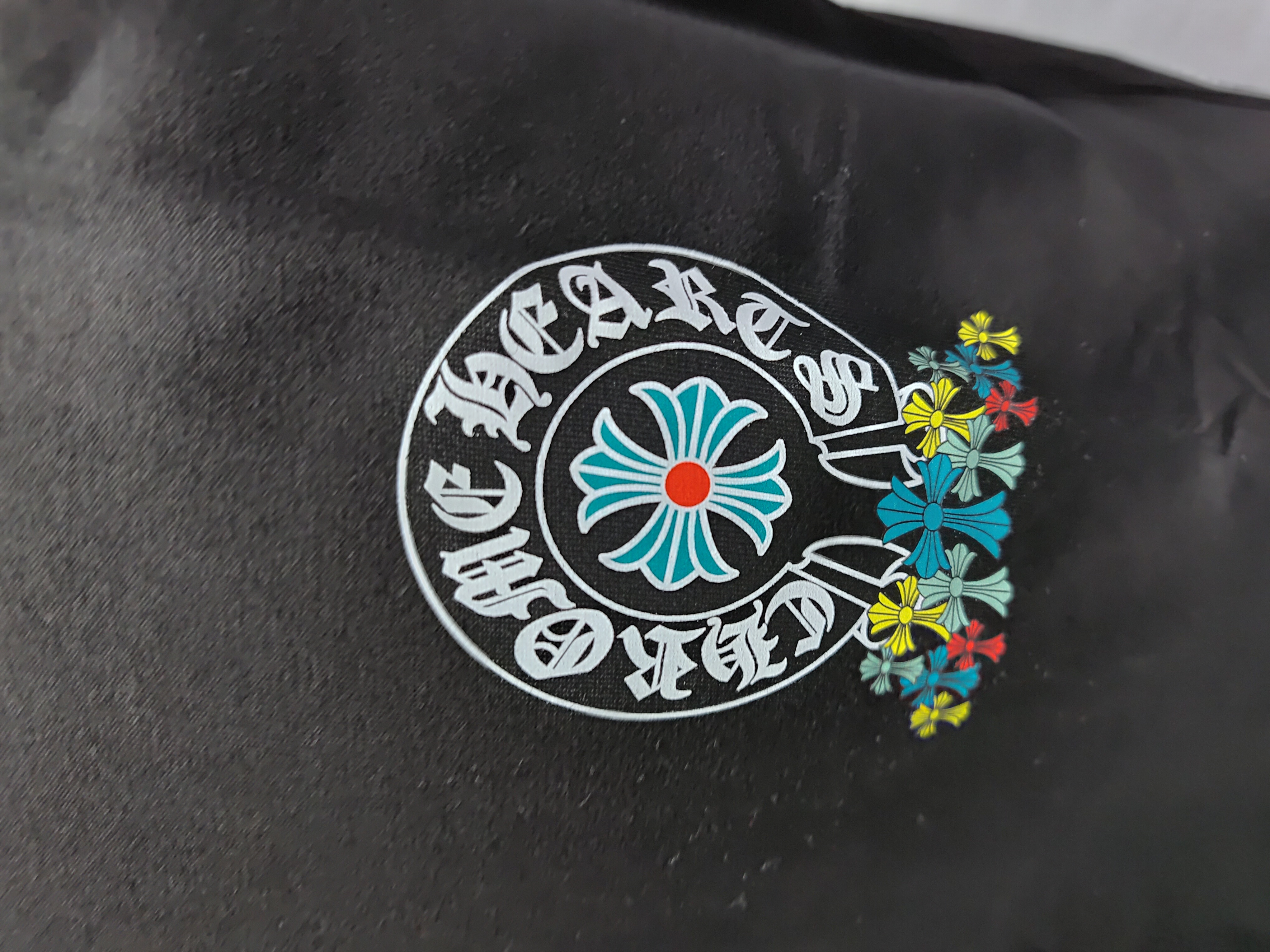 Chrome Hearts Colorful Crosses Horseshoe T-Shirt Black/White 2224 review StockxKicks 01