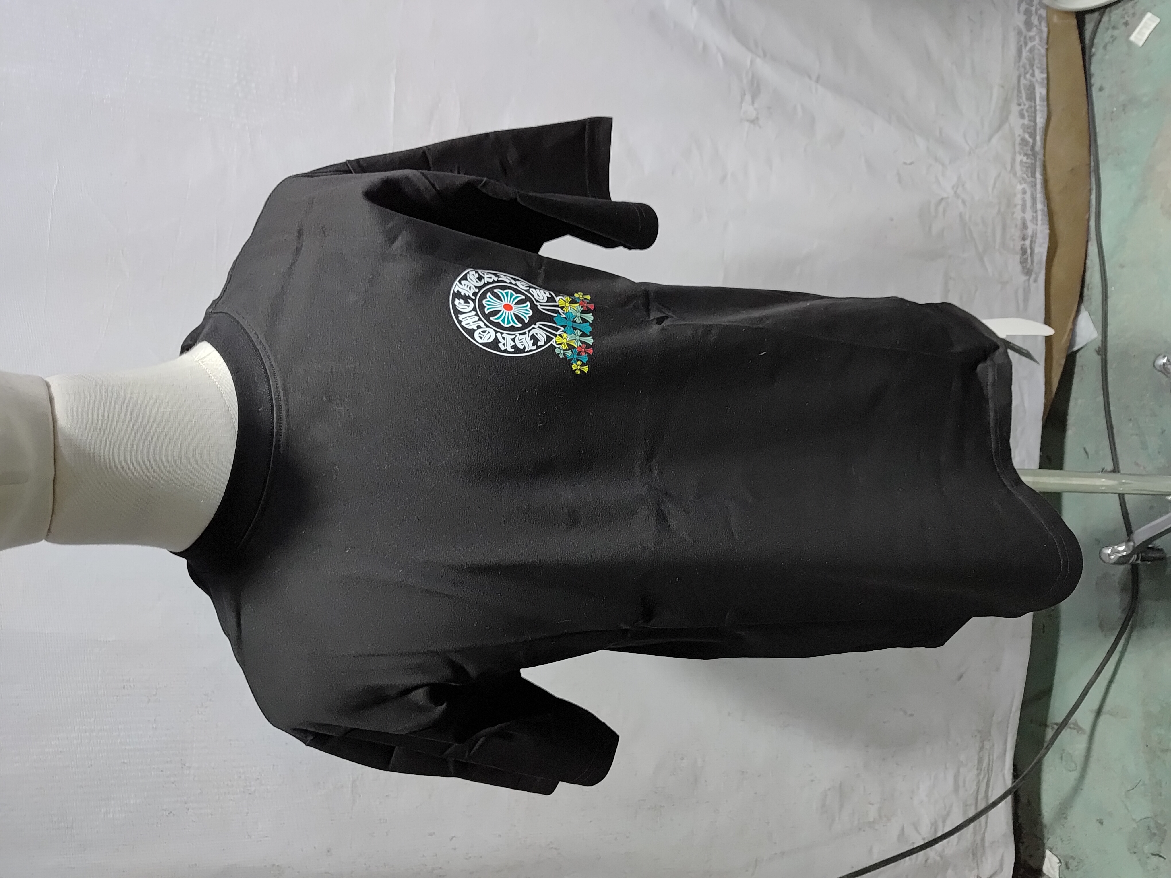 Chrome Hearts Colorful Crosses Horseshoe T-Shirt Black/White 2224 review StockxKicks 02