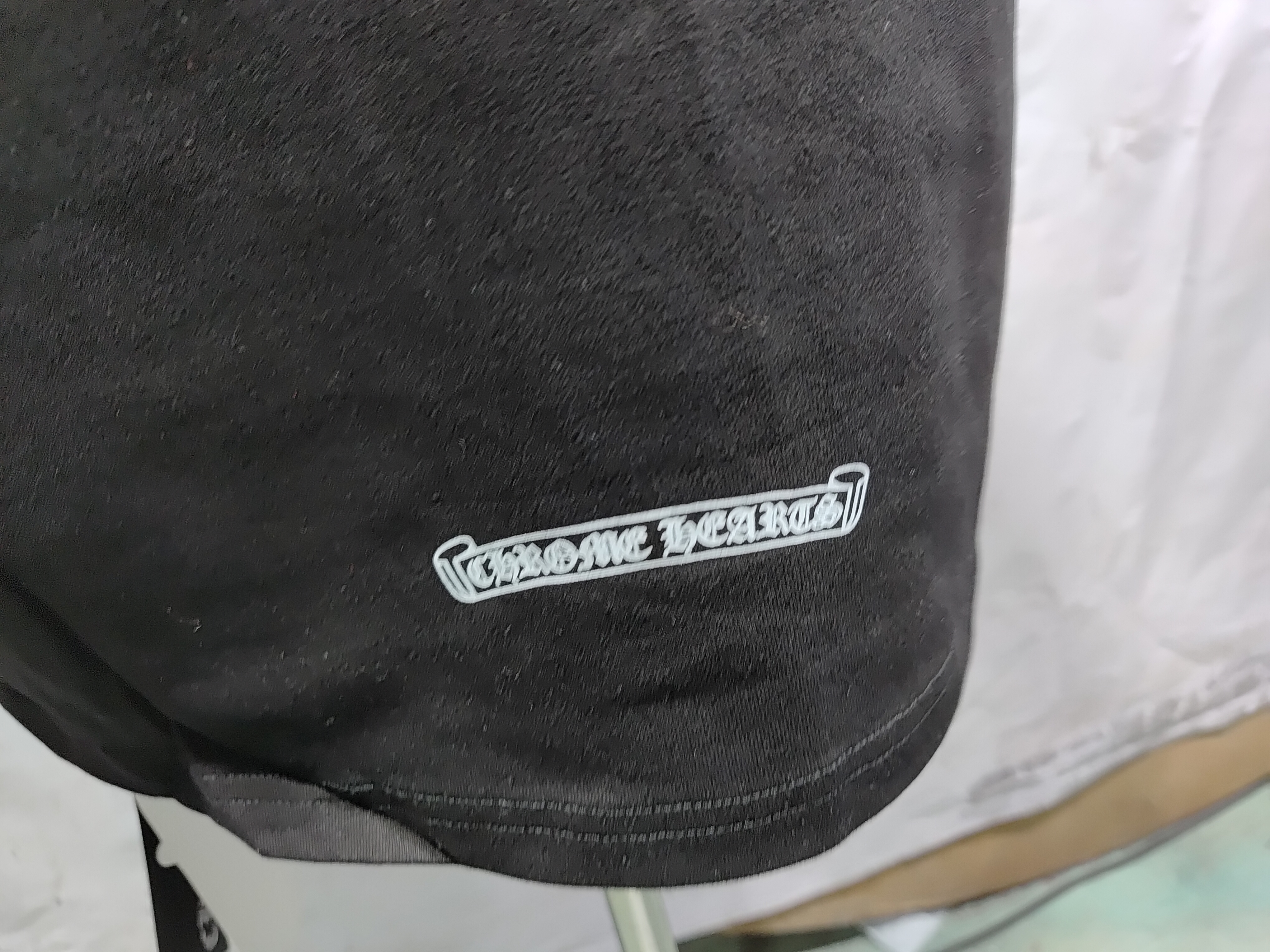 Chrome Hearts Colorful Crosses Horseshoe T-Shirt Black/White 2224 review StockxKicks 05
