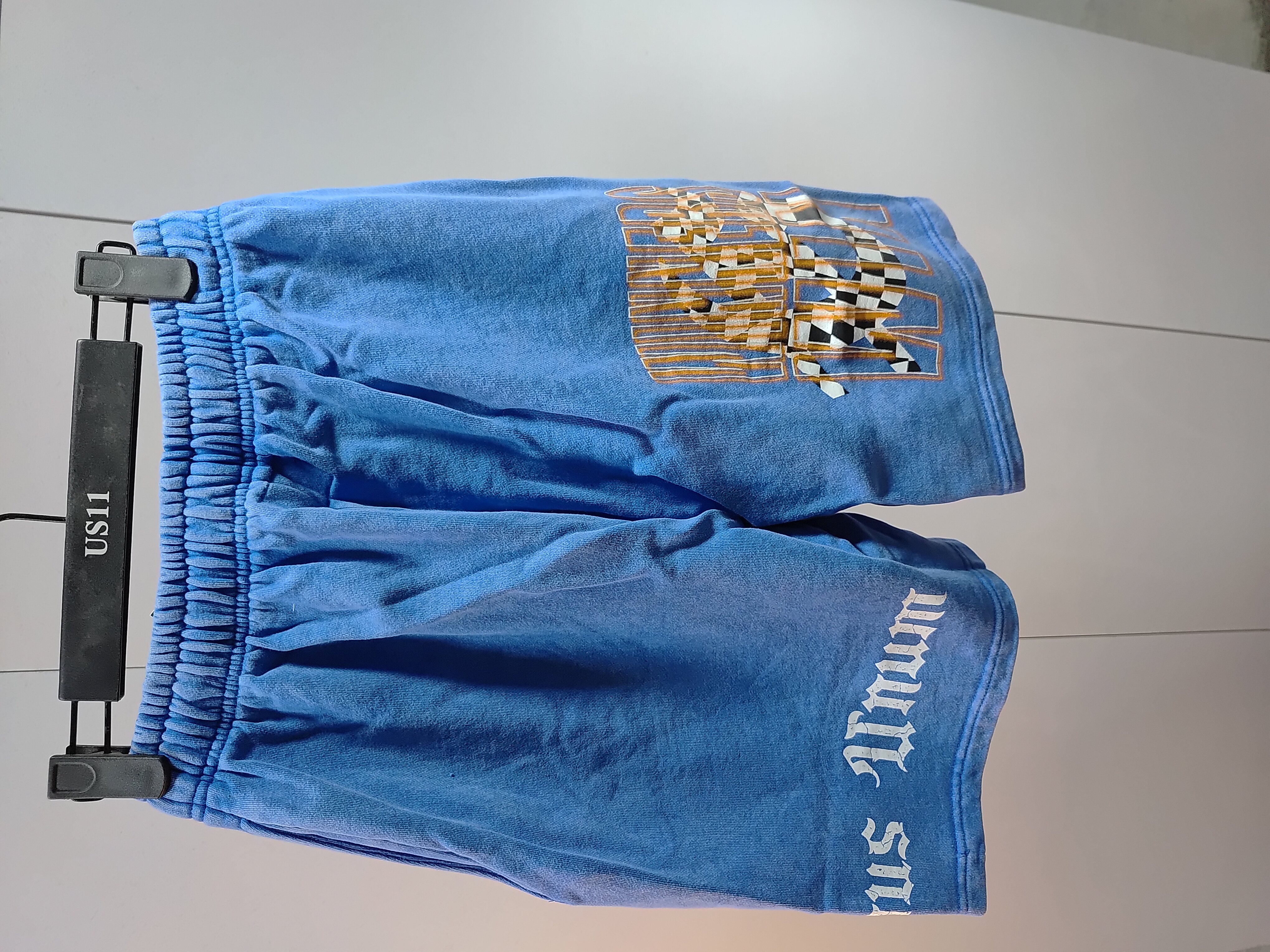 Godspeed Sweat Shorts #8771 Black/Blue review StockxKicks 05