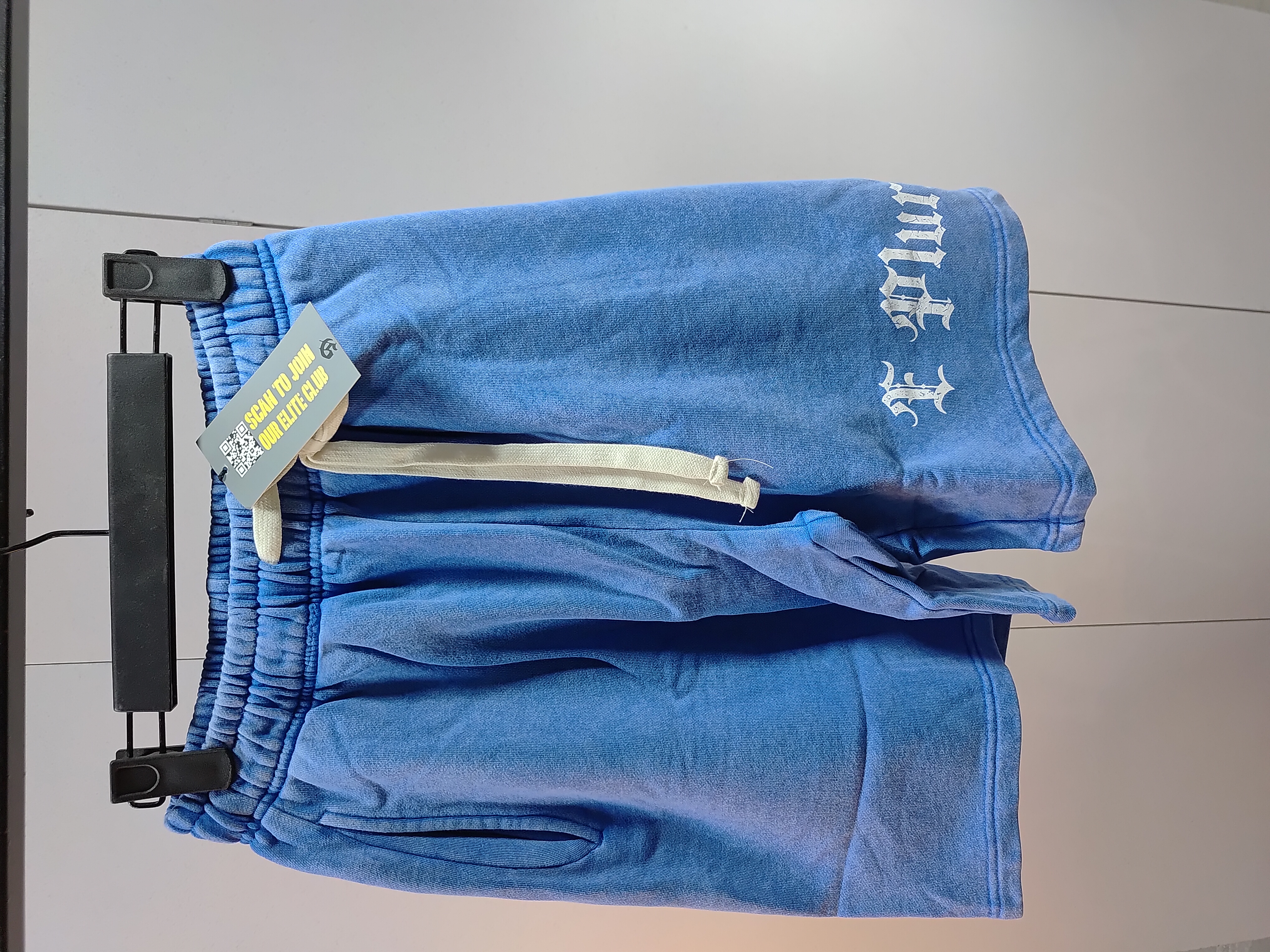 Godspeed Sweat Shorts #8771 Black/Blue review StockxKicks 01