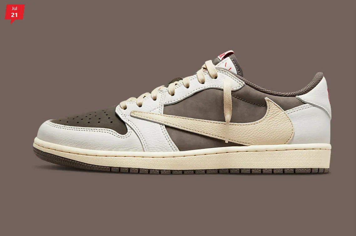 The Travis Scott x Air Jordan 1 Low “Reverse Mocha” Will Release In July