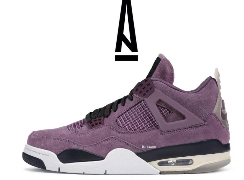 Violet Ore Drapes sort A Ma Maniére x Air Jordan 4