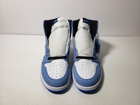 QC Pictures For Fake Air Jordan 1 Retro High White University Blue Black