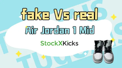 Jordan 1 Mid Fake Vs Real
