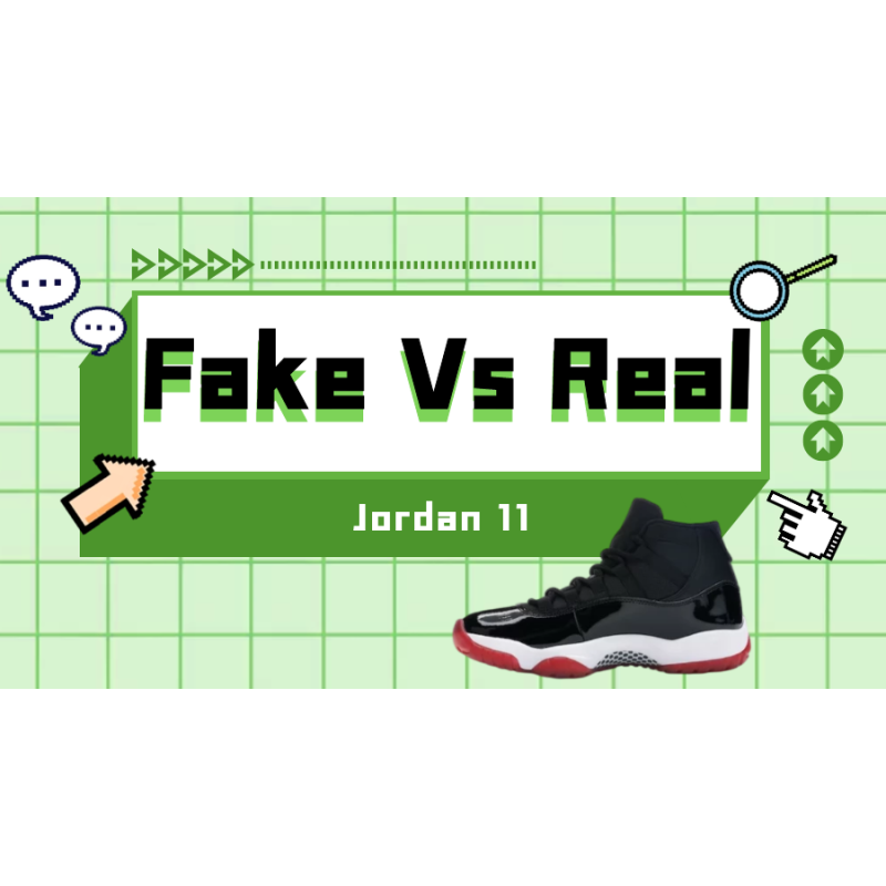 jordan 11 fake vs real