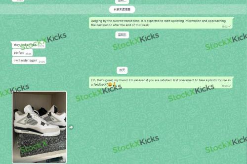 Feedback For Best Replica LJR Batch Air Jordan 4 Retro Military Black DH6927-111 From Stockxkicks Customers
