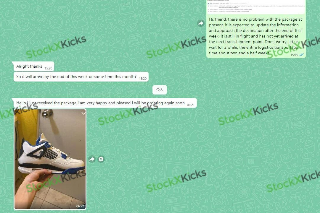 Feedback For Best Replica Air Jordan 4 Retro Motorsports 308497-117 From Stockxkicks Customers
