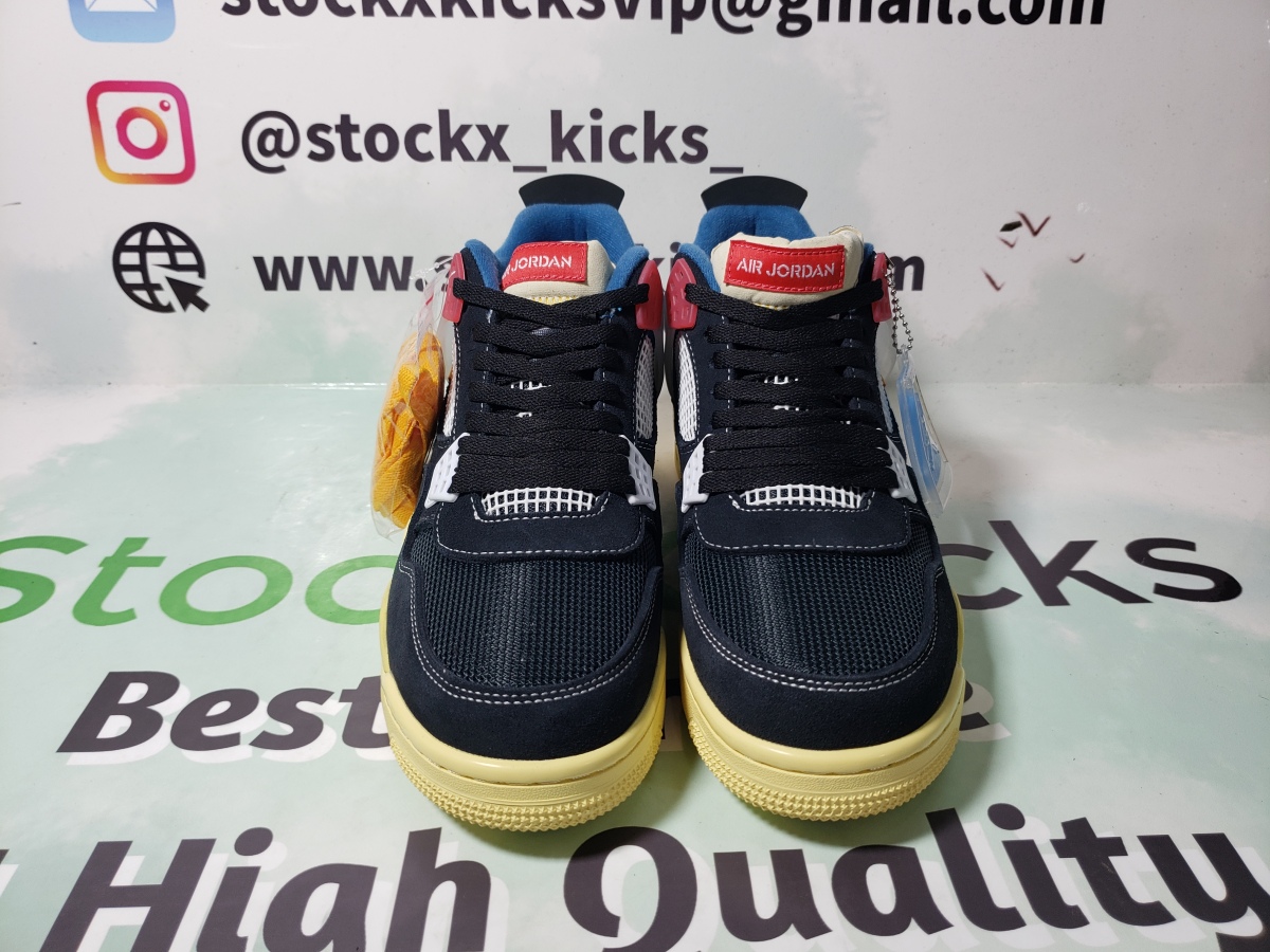 Stockx Kicks QC Pictures | Best Jordan 4 Retro Union Off Noir Reps 