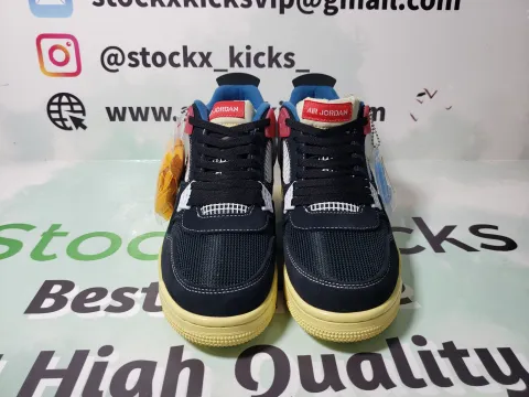 Stockx Kicks QC Pictures | Best Jordan 4 Retro Union Off Noir Reps 
