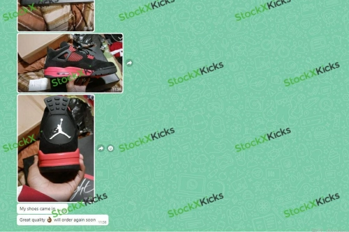Feedback For Best Replica PK God Batch Air Jordan 4 Red Thunder CT8527-016 From Stockxkicks Customers-2