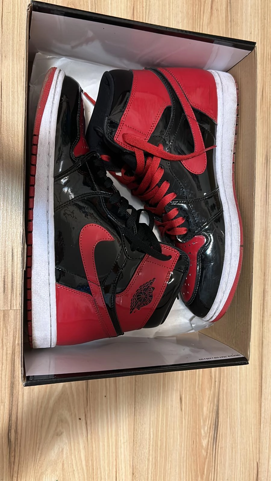 Feedback For Best Replica Air Jordan 1 High OG Bred Patent 555088-063 From Stockxkicks Customers