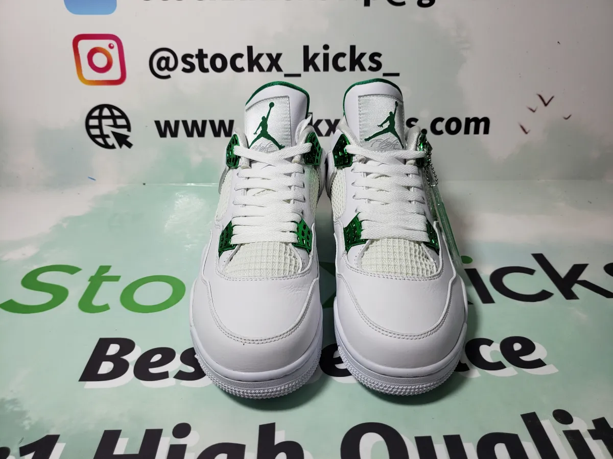 Stockx Kicks QC Pictures | Best Jordan 4 Metallic Green Reps CT8527-113