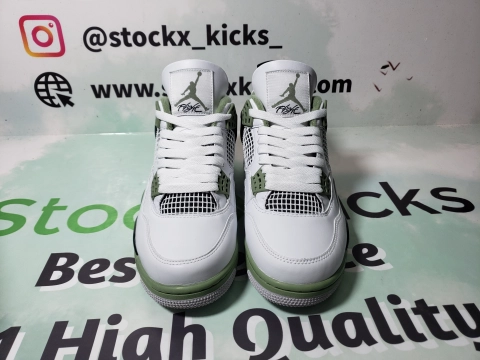 Stockxkicks' Quality Check Photos of Jordan 4 Seafoam AQ9129-103 Reps Receive Rave Reviews From Customer
