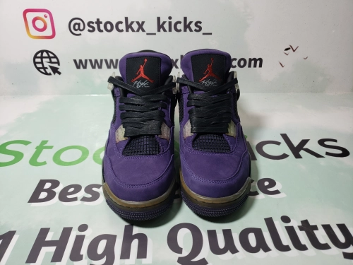 Travis Scott x Jordan 4 Purple Reps AJ4-766302 : Stockxkicks Quality Check Photos Leave Customers Impressed