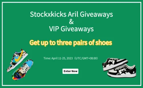 Stockx Kicks Aril Giveaways And VIP Giveaways