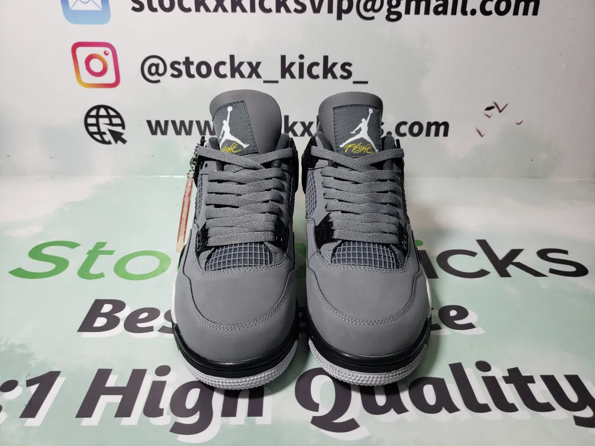 Jordan 4 cool grey reps for sale on stockx kicks 