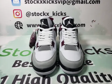 Experience the Quality of Jordan 4 PSG Reps CZ5624-100 with Stockx Kicks' Thorough QC Process