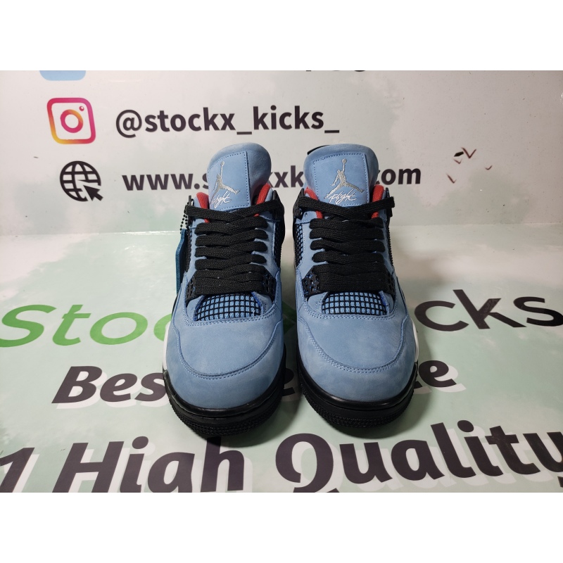 Quality Check Photos of Jordan 4 Travis Scott Cactus Jack Reps 308497-406: A Closer Look by Stockx Kicks