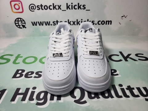 Perfect Quality Check Pictures: Bape Sta White Blue Camouflage Reps 1H20-191-045 From Stockx Kicks
