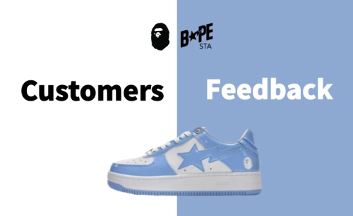 Customer Feedback: Perfect Bape Sta White Blue Reps 1M70-191-001 From Stockx Kicks