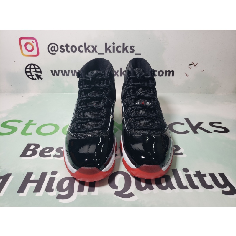 Best Jordan 11 fake: Jordan 11 Playoffs Bred fake Quality Check Pictures From Stockx Kicks