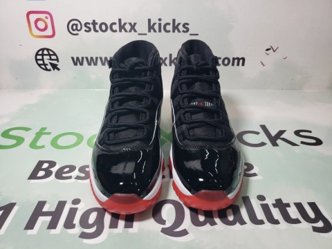 Best Jordan 11 fake: Jordan 11 Playoffs Bred fake Quality Check Pictures From Stockx Kicks