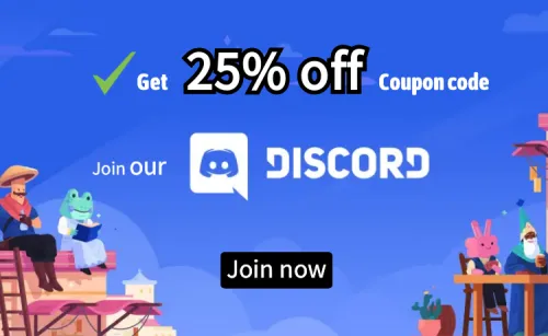 How to get 20% off discount code by joining our discord