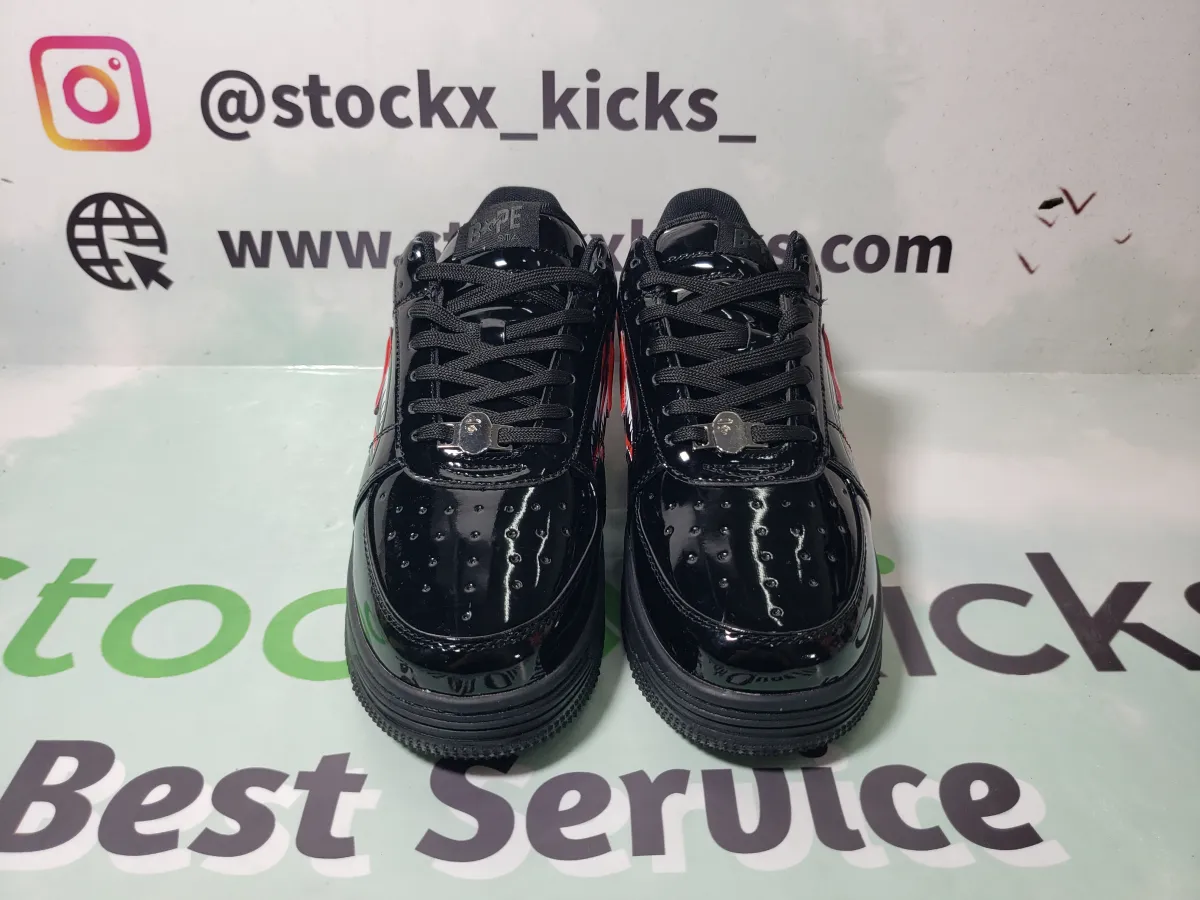 Best BapeSta Shark Black Reps From Best Fake Sneakers Website - Stockx Kikcs