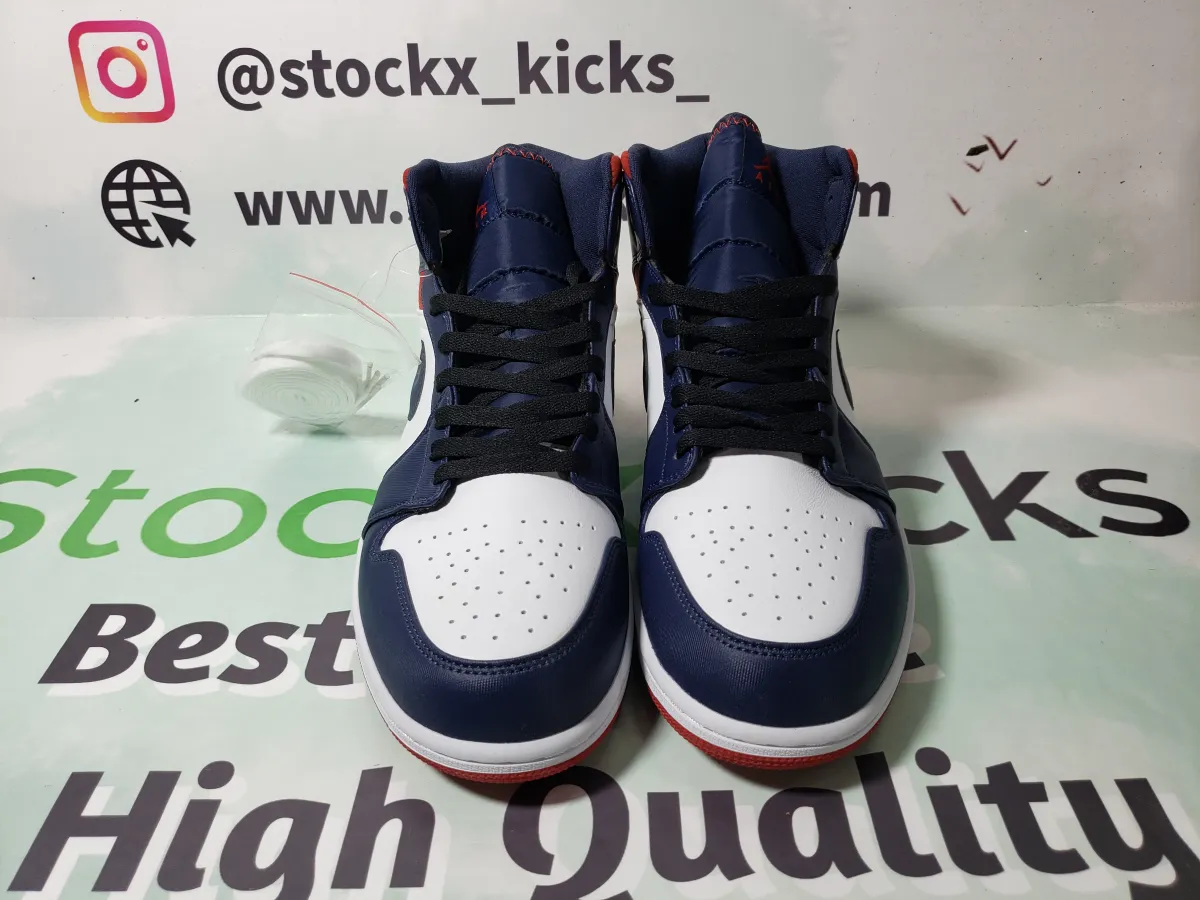 Buy best Jordan 1 fake sneakers from Stockx Kicks, which offers fake Jordan 1 Mid USA