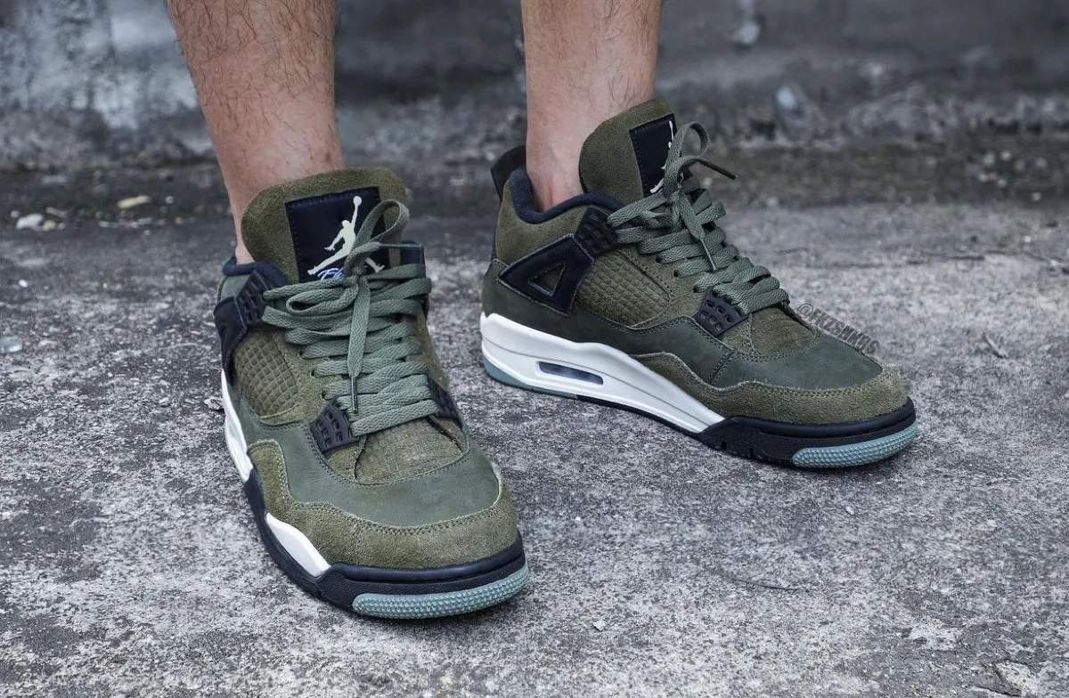 Buy best jordan 4 reps shoes from stockx kicks, which offers Jordan 4 Craft Olive reps for cheap