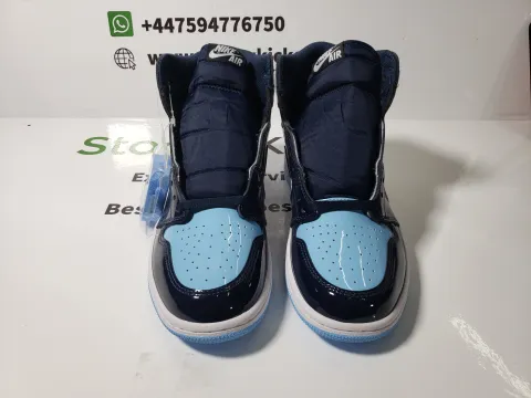 Best Fake Jordan 1 High UNC Patent? Let's check QC Photos From Copy Kicks Shop Stockx Kicks