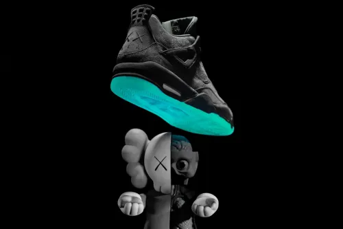 Unboxing/review best Jordan 4 kaws grey reps from replica shoes website stockx kicks