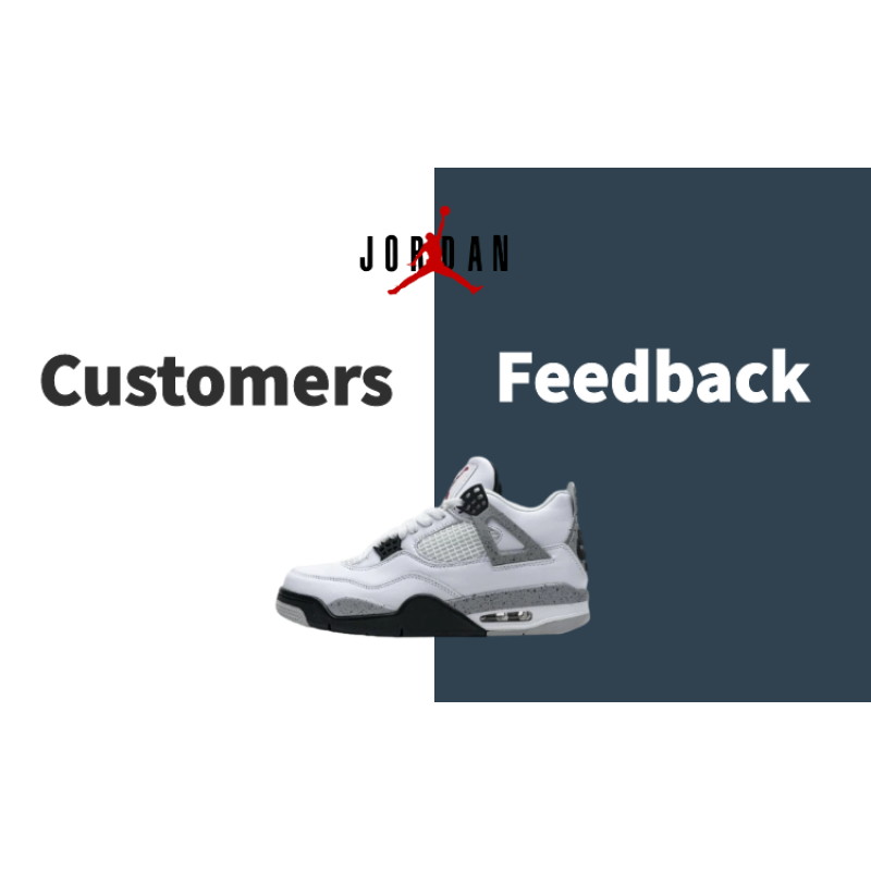Customer feedback: Got Best Air Jordan 4 White Cement Replica Shoes From Stockx Kicks